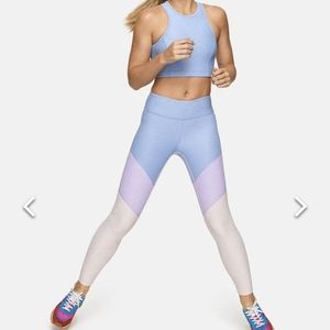 Outdoor Voices Colorblock lilac set